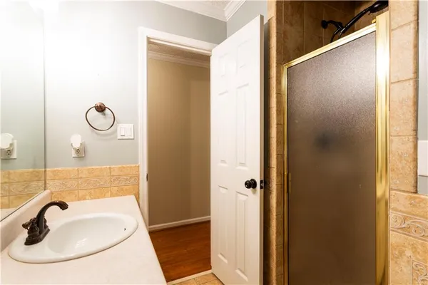 an empty room with a empty space and a window