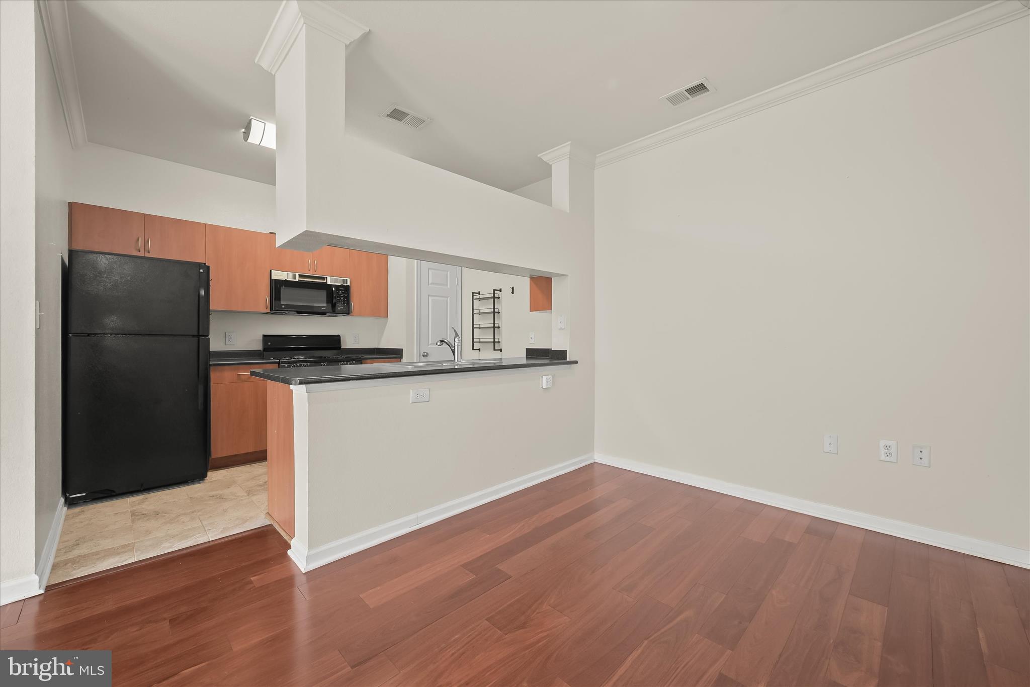 19620 Galway Bay Circle, Unit 302 Germantown, MD 20874 - Photo 12 of 36 a kitchen with a refrigerator and a stove top oven