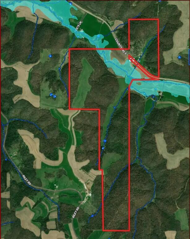 351 Acres County Road Boscobel, WI 53805 - Photo 59 of 76 Creek Map