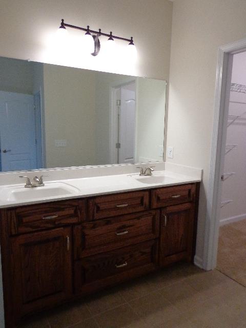 1455 Cliff Amos Road Spring Hill, TN 37174 - Photo 14 of 24 a bathroom with a sink double vanity and a mirror