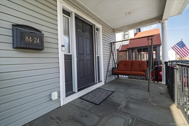 a view of a entryway door of the house