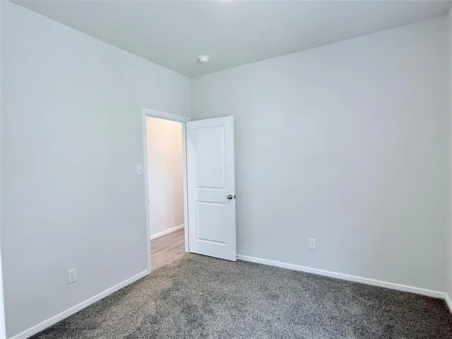 a view of an empty room