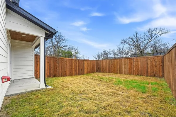 a view of small yard