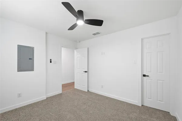 a view of an empty room