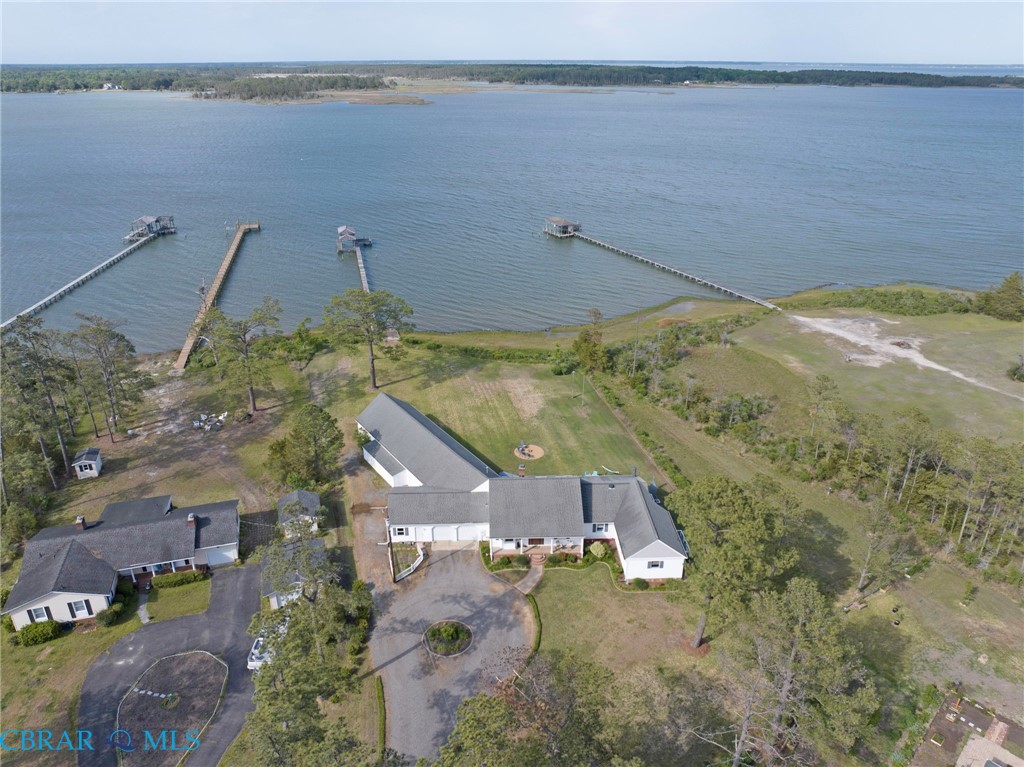 9093 Stump Point Road Hayes, VA 23072 - Photo 39 of 40 Waterfront property featuring multiple private docks and substantial shoreline
