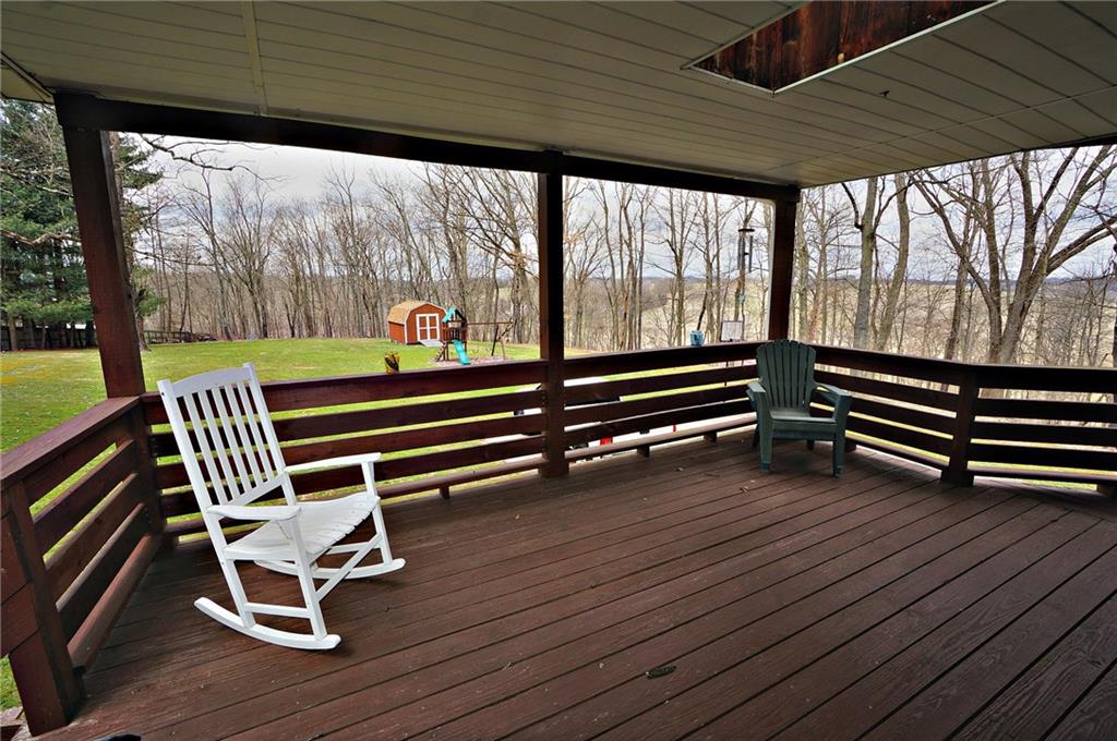 131 Valley View Road Eighty Four, PA 15330 - Photo 22 of 25 Yard goes WAY BACK....12x20' shed and playset included...fire pit area located at rear of property