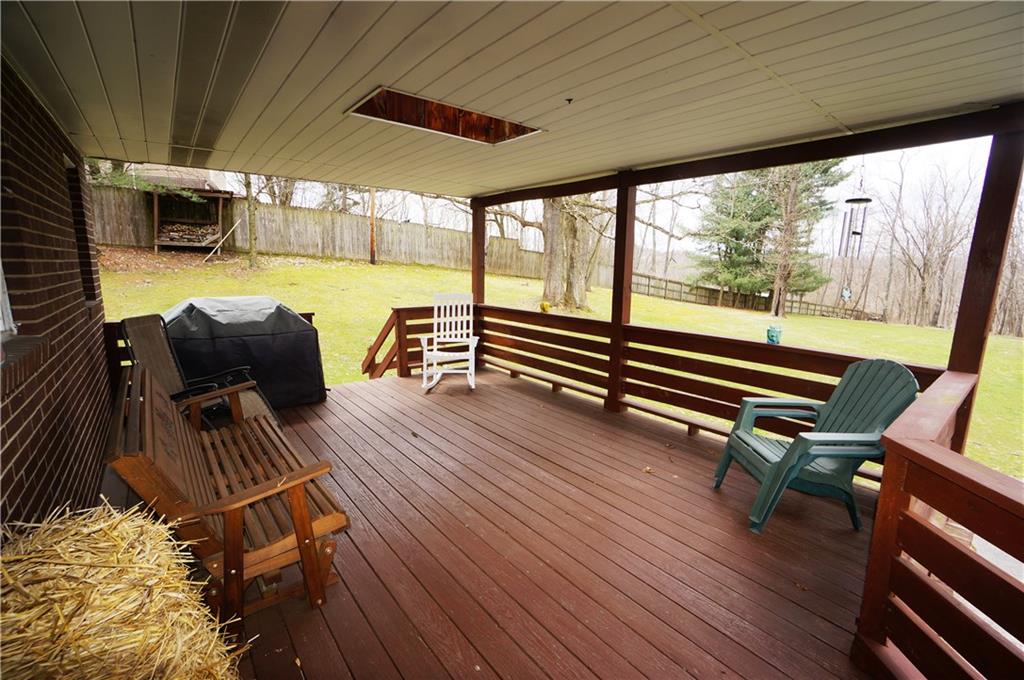 131 Valley View Road Eighty Four, PA 15330 - Photo 8 of 25 It just doesn't get any better than this! Covered porch with skylight and beautiful views of countryside