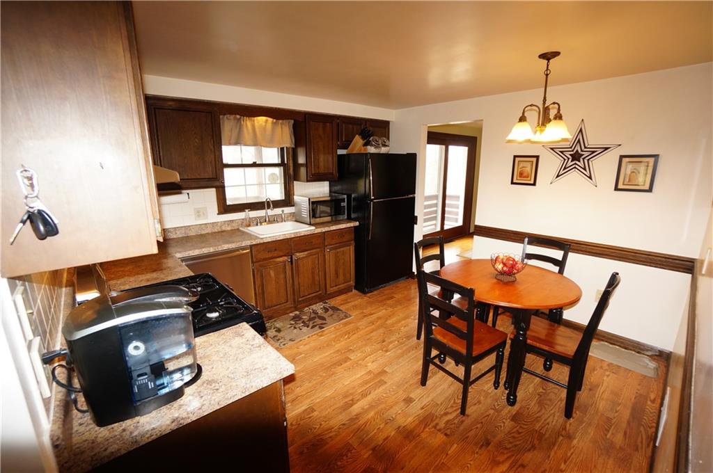 131 Valley View Road Eighty Four, PA 15330 - Photo 10 of 25 Back inside...let's see the kitchen....Beautiful solid wood cabinetry
