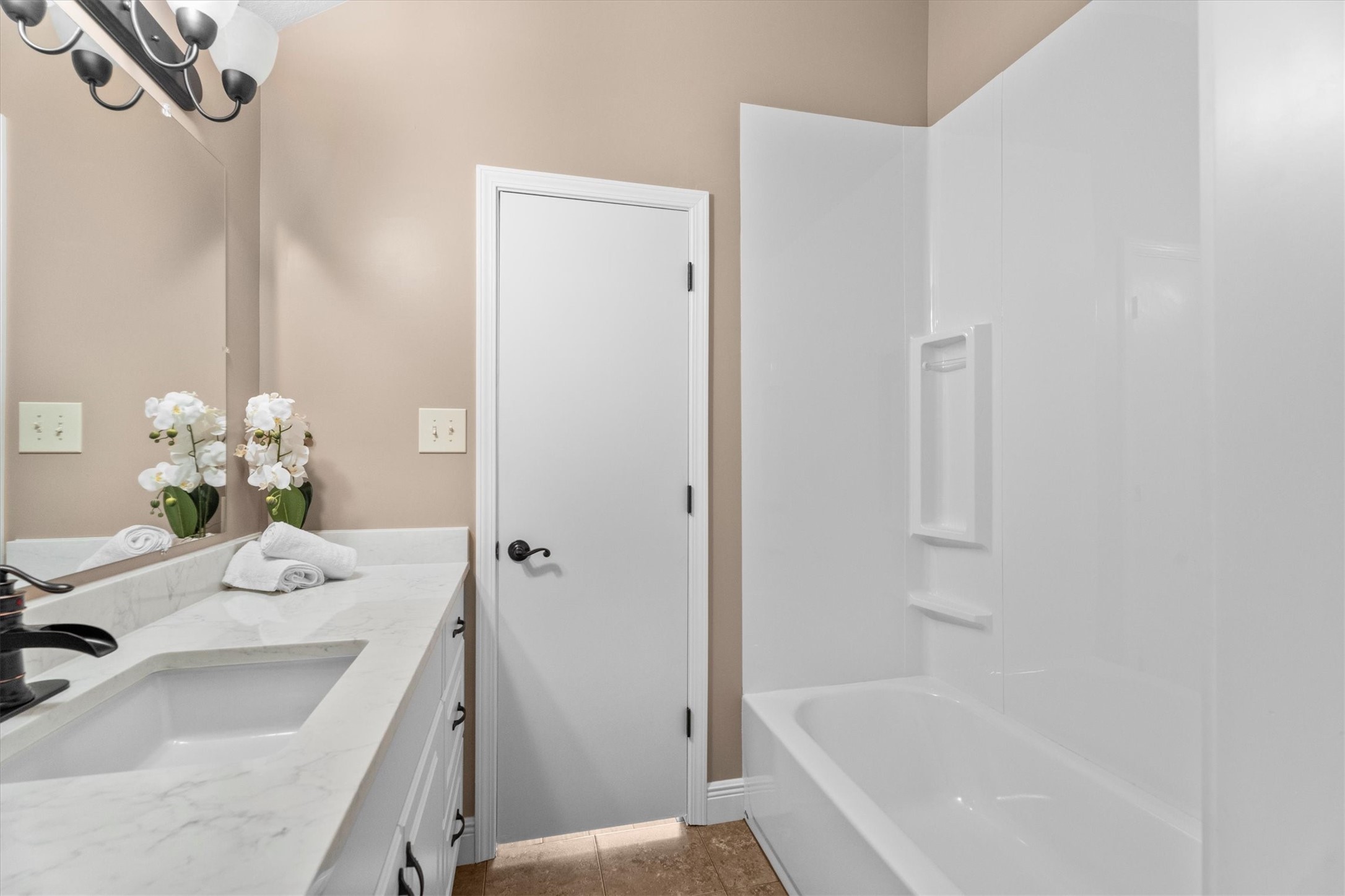 5010 Deer Point Drive Spring, TX 77389 - Photo 12 of 32 new tub with shower in the en suite primary bathroom