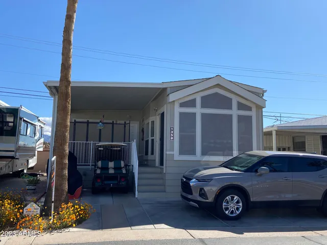 a car parked in front of a house