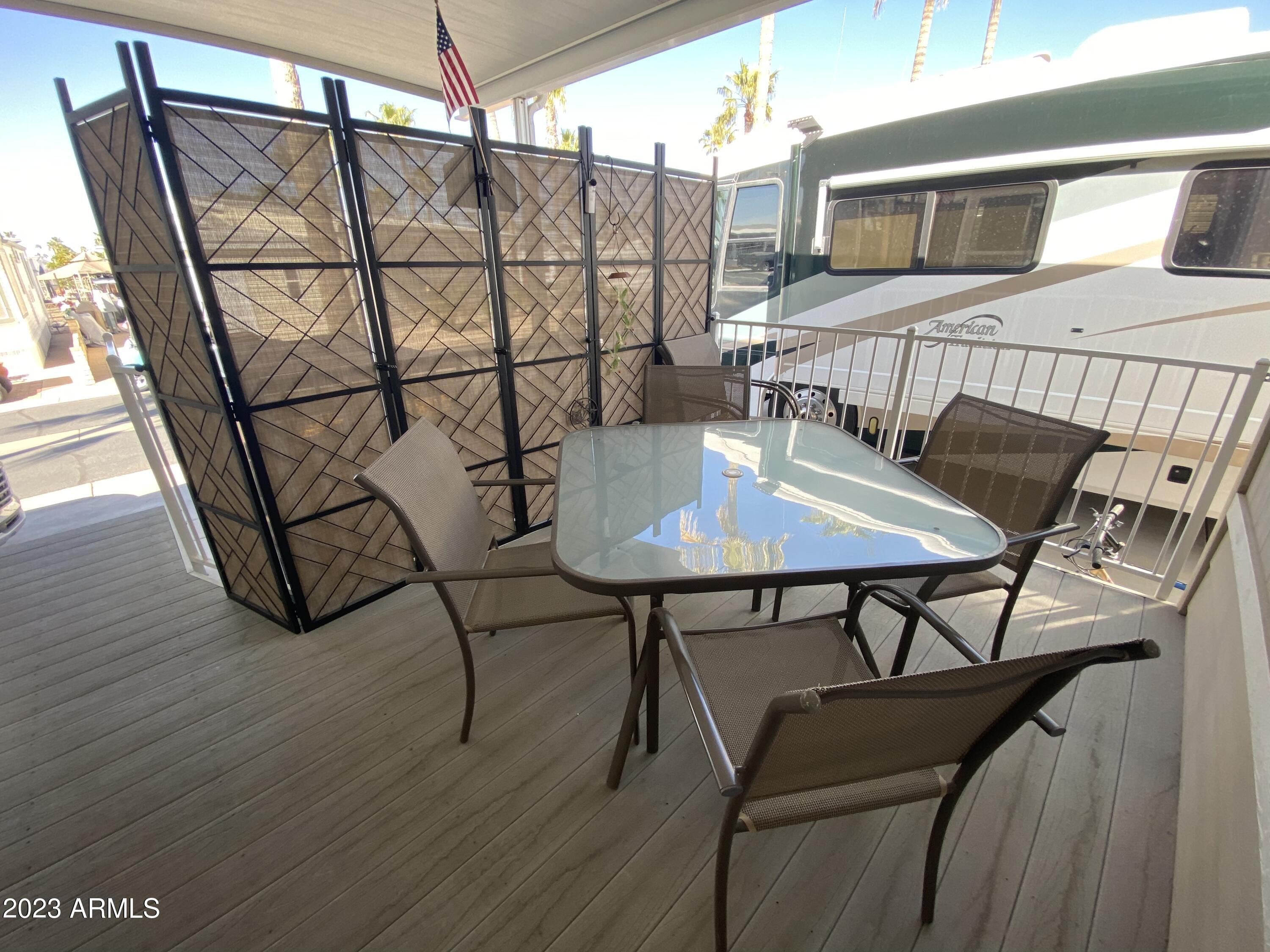 1358 Kiowa Circle, Unit 358 Apache Junction, AZ 85119 - Photo 25 of 37 a view of balcony and deck
