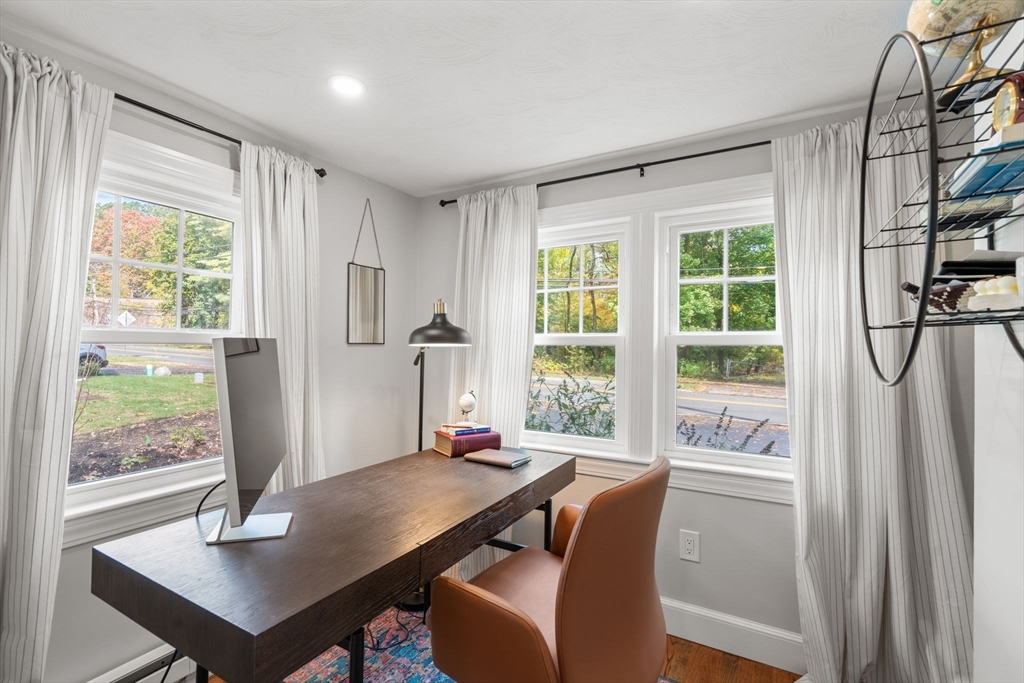 317 Dedham Avenue Needham, MA 02492 - Photo 15 of 29 a view of a dining room with furniture window and outside view