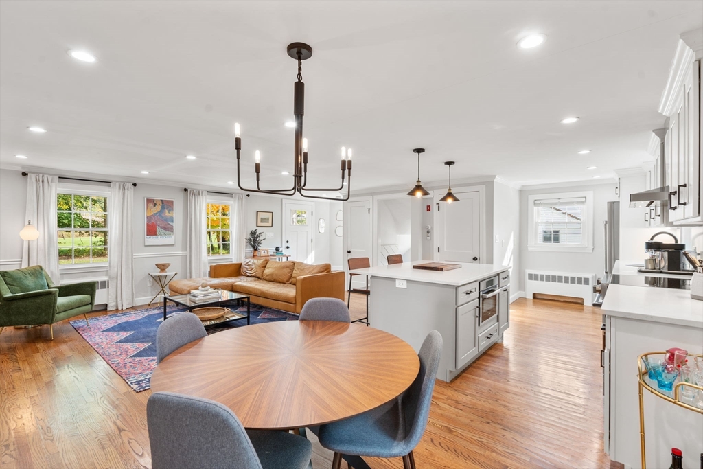 317 Dedham Avenue Needham, MA 02492 - Photo 7 of 29 a living room with stainless steel appliances furniture stove and kitchen view