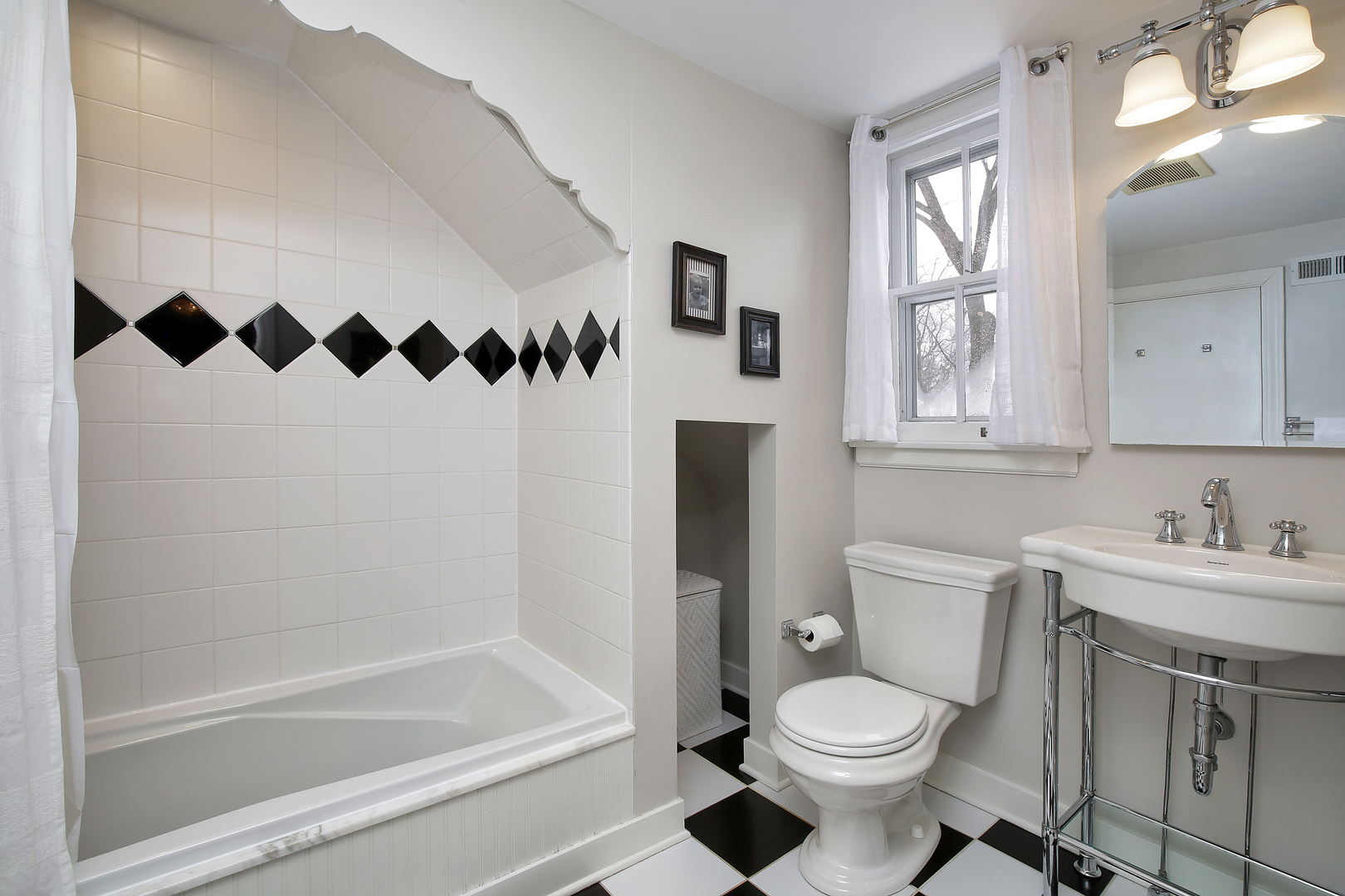 1309 Ridgewood Drive Northbrook, IL 60062 - Photo 13 of 18 a bathroom with a sink toilet and shower