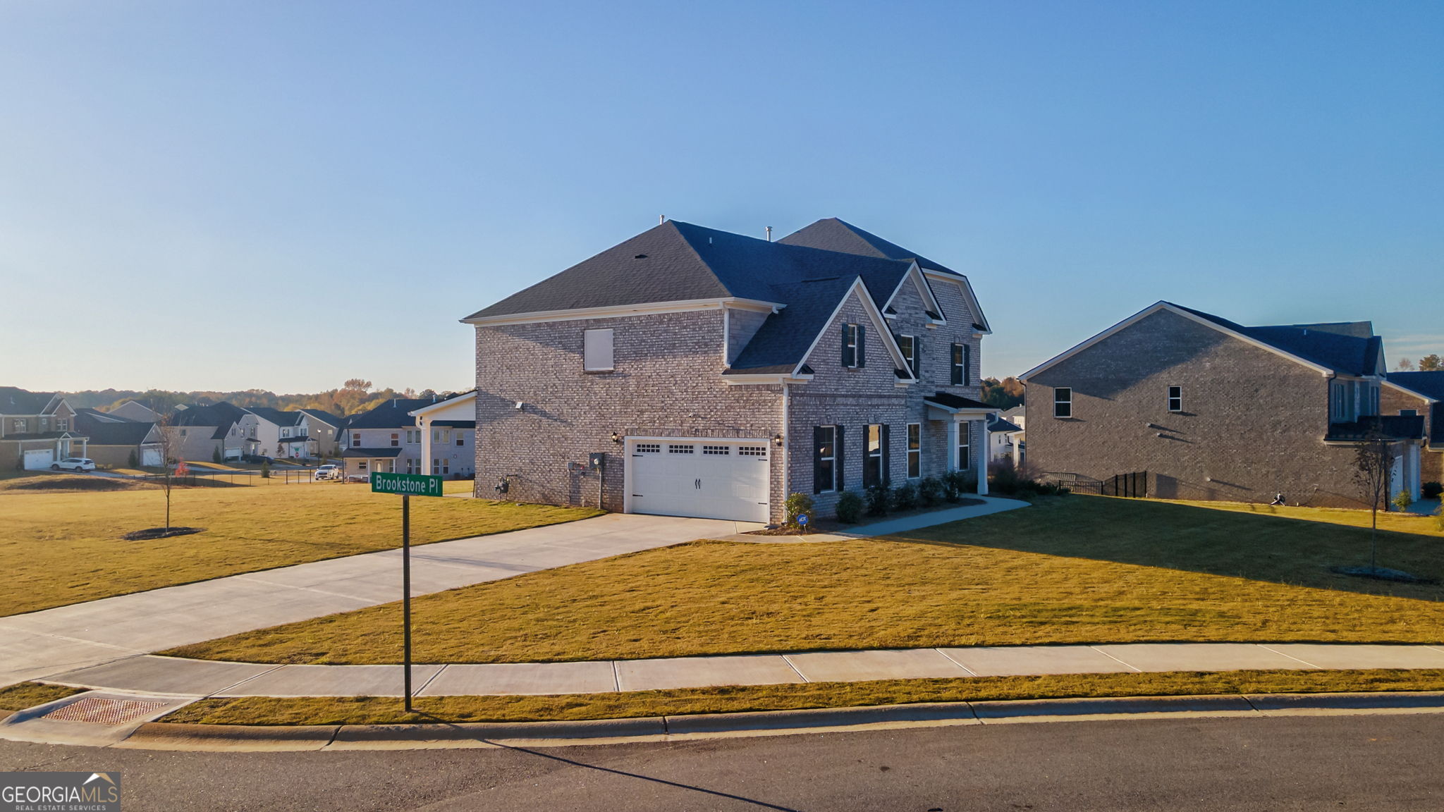 1110 Brookstone Crossing Statham, GA 30666 - Photo 63 of 69 a view of a house with big yard