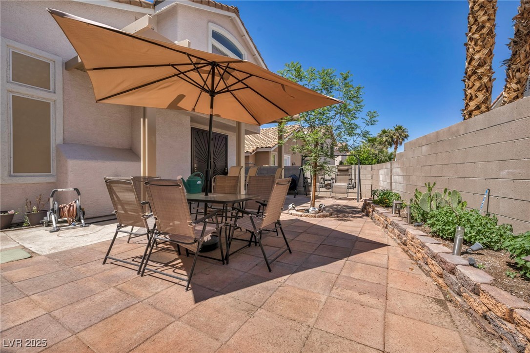 2180 Polynesia Circle Henderson, NV 89074 - Photo 32 of 53 View of patio / terrace featuring fence and outdoo