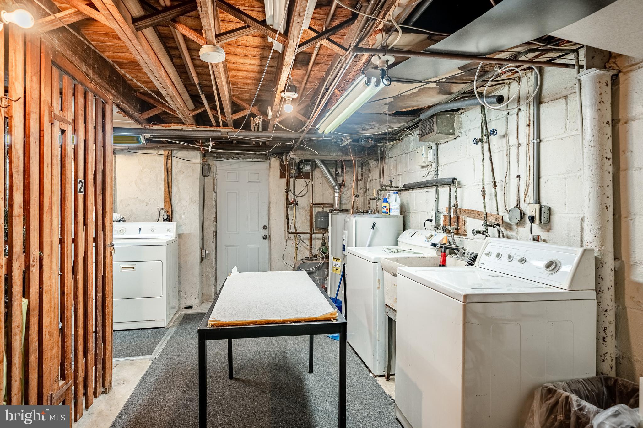 4234 Valley Road, Unit 1 Drexel Hill, PA 19026 - Photo 17 of 19 a utility room with dryer and washer
