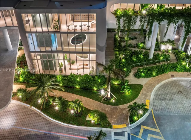 a view of a chair in balcony