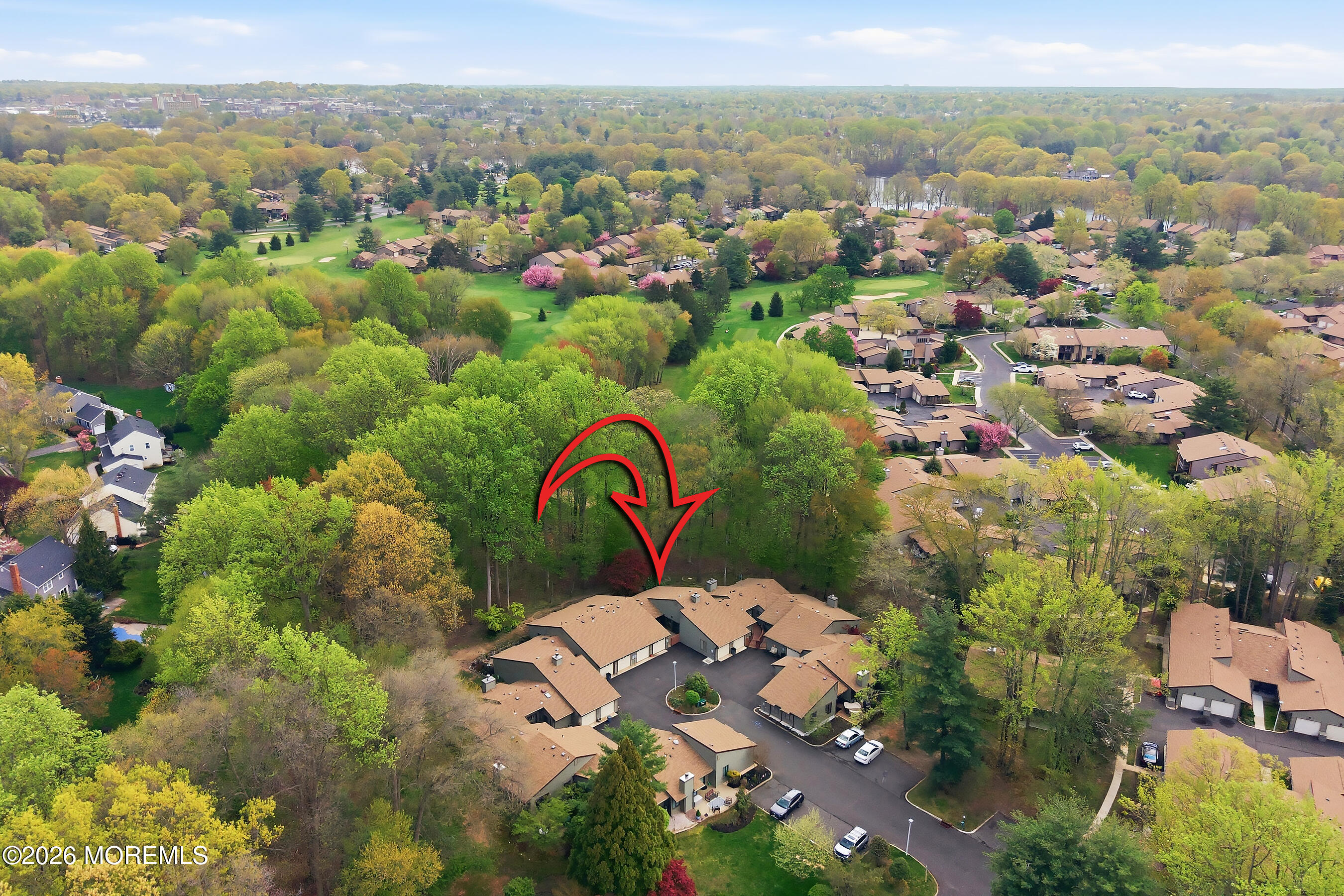 7 Hampton Court Red Bank, NJ 07701 - Photo 29 of 50 31-Overhead 2 with Arrow