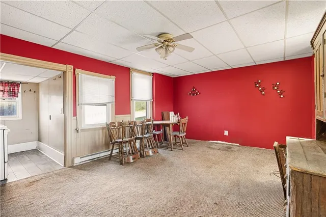 a very nice looking room with a large window