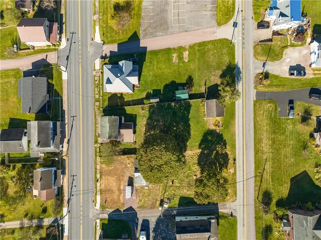 a view of city and ocean
