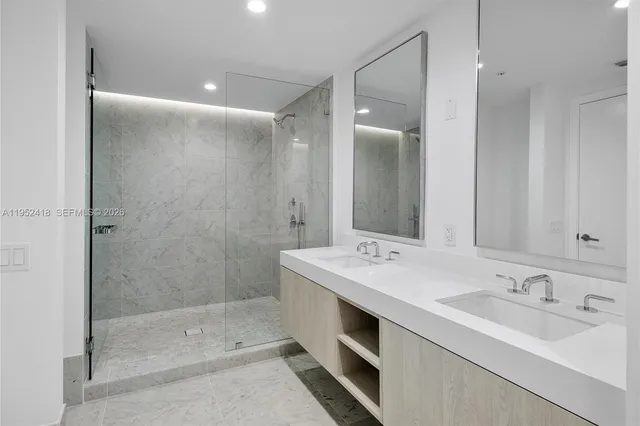 a view of a lake with outdoor space