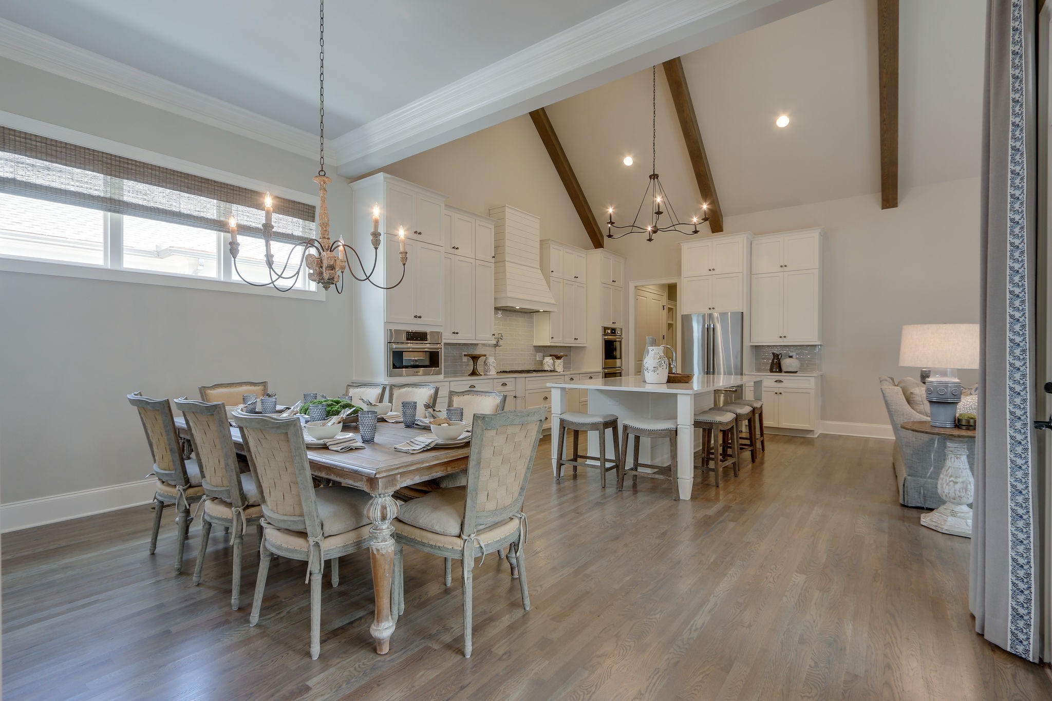 513 Rowan Street Franklin, TN 37064 - Photo 6 of 36 a view of a dining room with furniture window and wooden floor