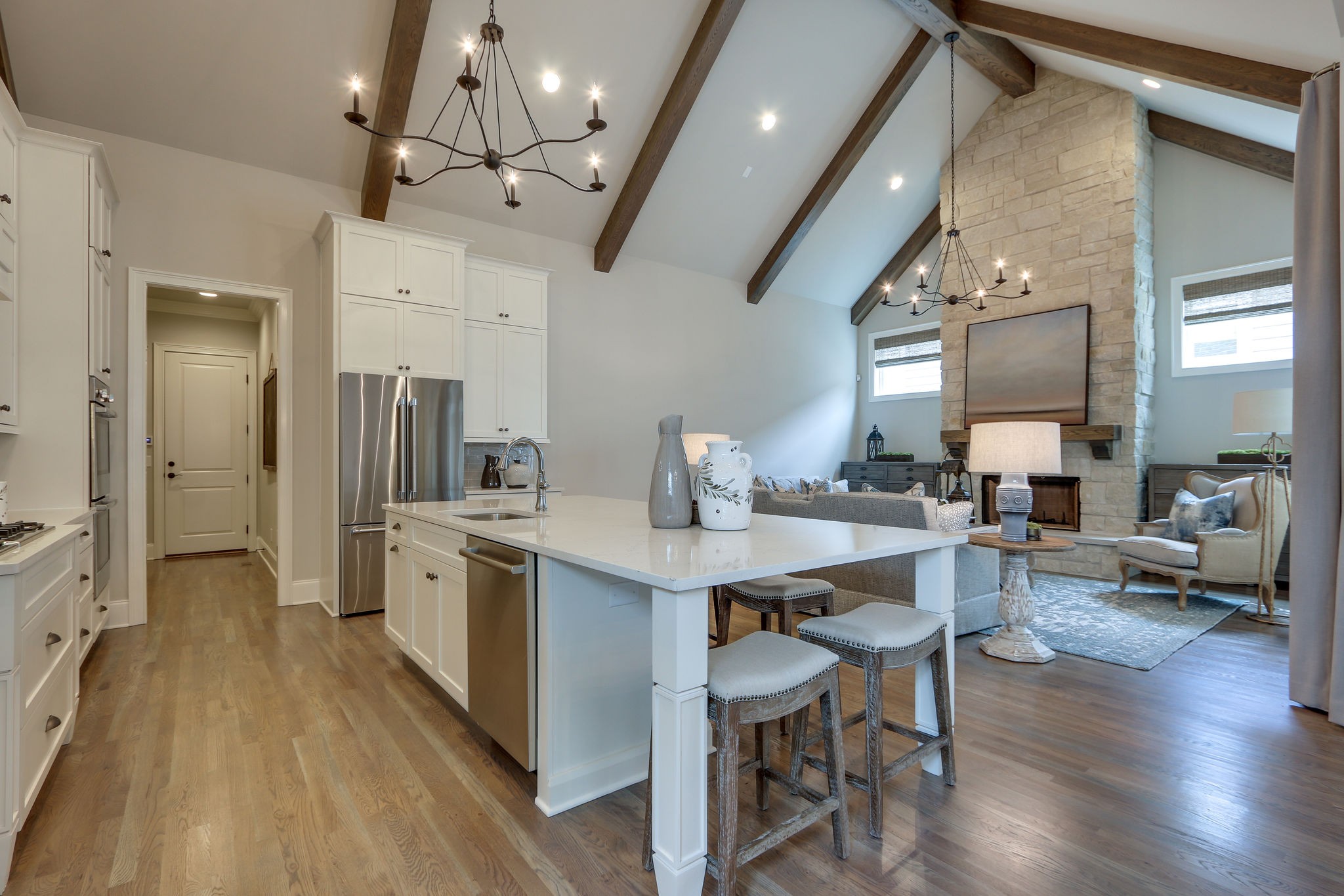513 Rowan Street Franklin, TN 37064 - Photo 9 of 36 a large kitchen with a table and chairs