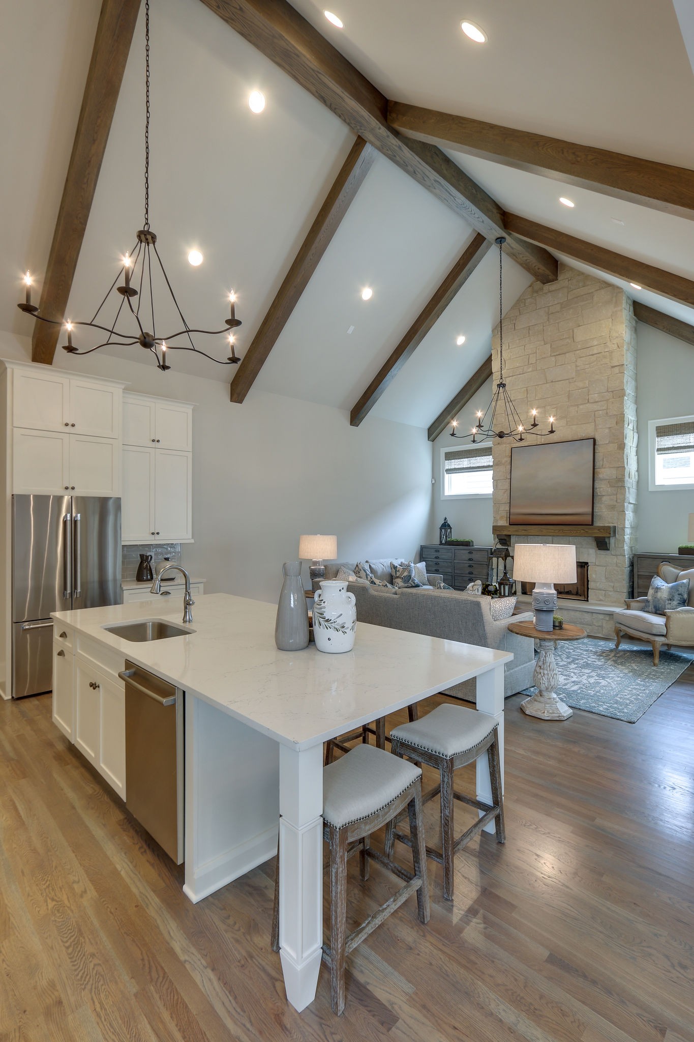 513 Rowan Street Franklin, TN 37064 - Photo 10 of 36 a view of a kitchen that has a table and chairs in it