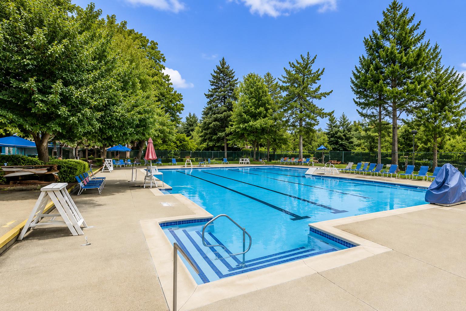 514 Old Forge Crossing Wayne, PA 19087 - Photo 16 of 17 Serene poolside retreat awaits you.