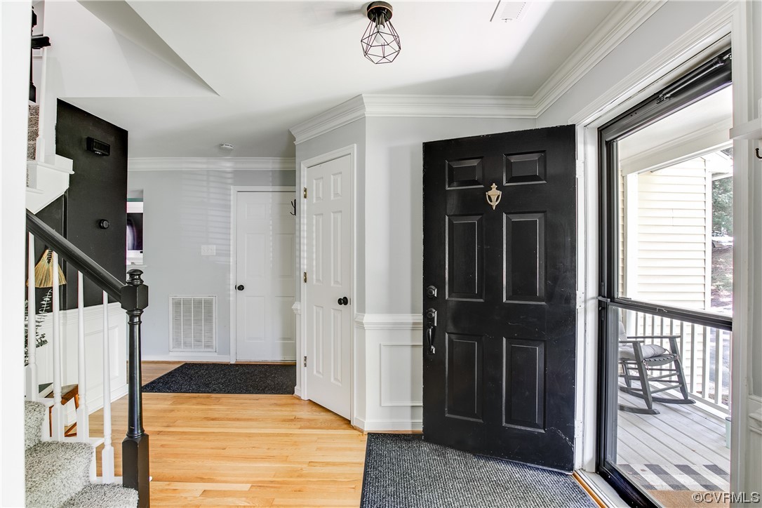5709 Ridge Point Court Midlothian, VA 23112 - Photo 2 of 40 a view of an entryway door