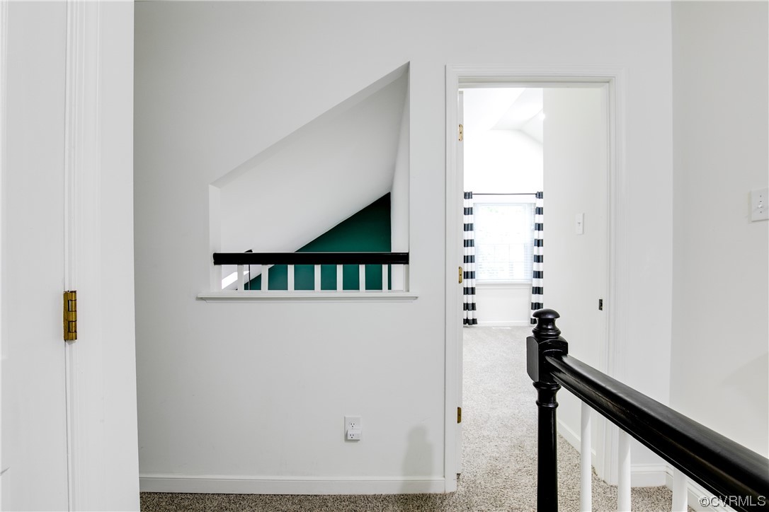 5709 Ridge Point Court Midlothian, VA 23112 - Photo 37 of 40 a view of wooden staircase