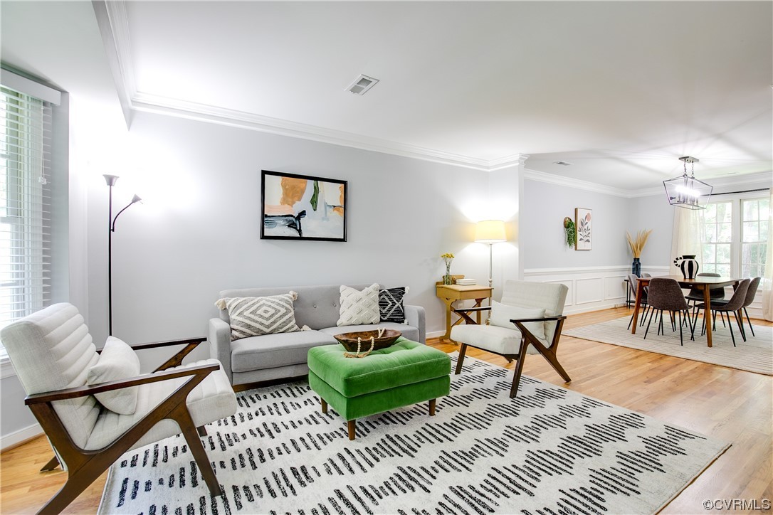 5709 Ridge Point Court Midlothian, VA 23112 - Photo 6 of 40 a living room with furniture and a rug