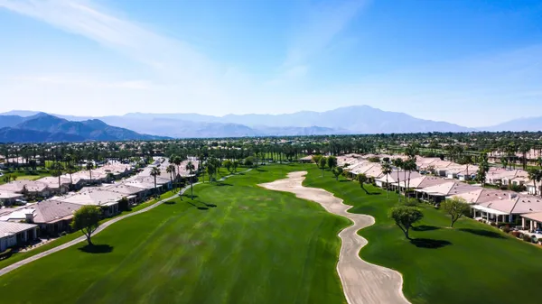 a view of a lake with a mountain in the background