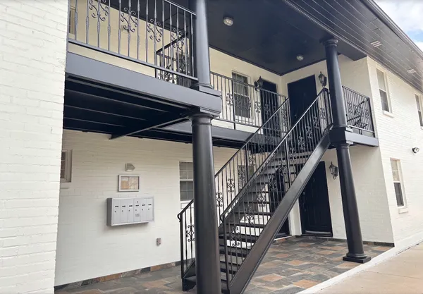 a view of front door