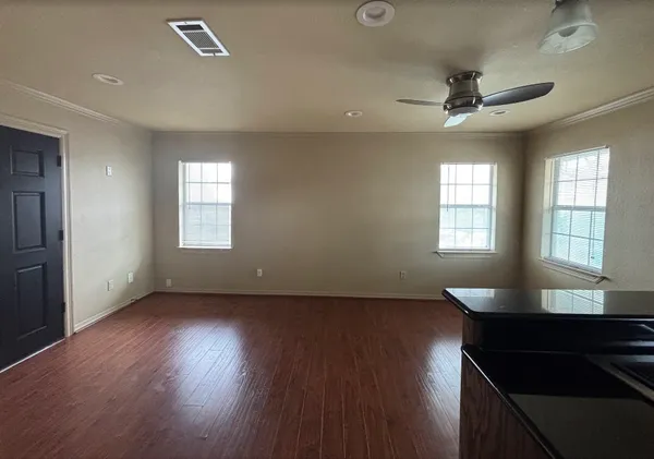 wooden floor in an empty room