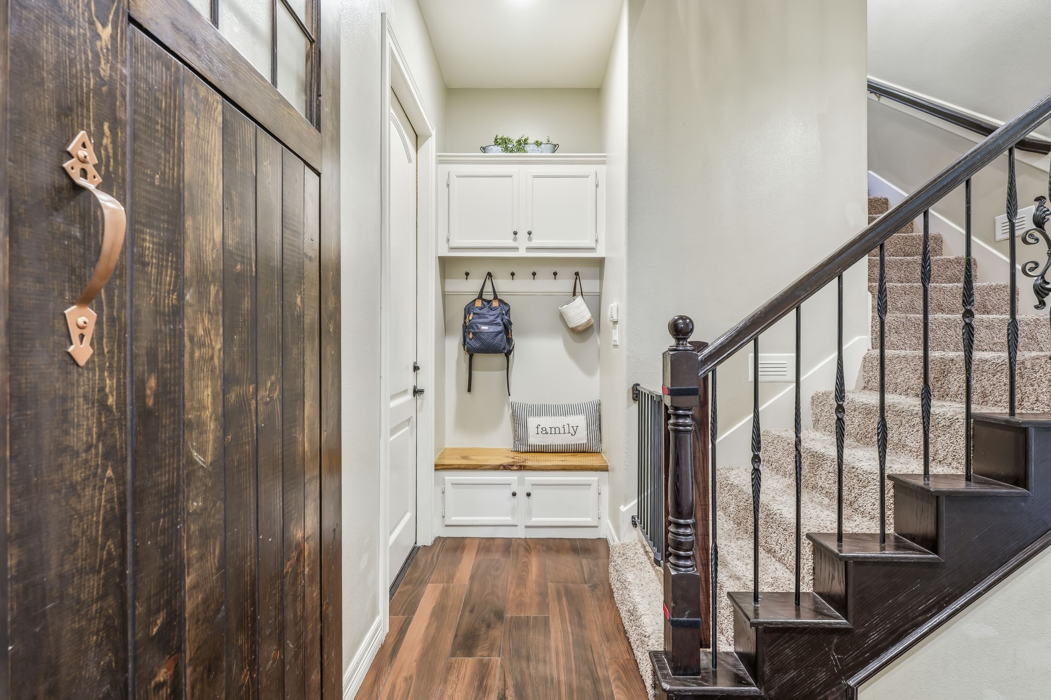 3630 Orca Court Spring, TX 77388 - Photo 35 of 50 Mud Room at Garage Door w/ Rear Staircase for Ease of Access.