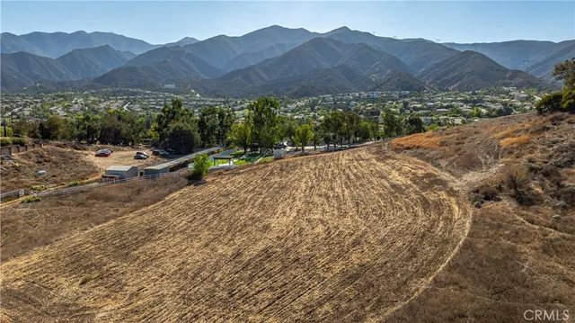 a view of city and mountain