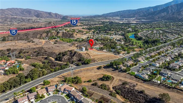 a view of city and mountain