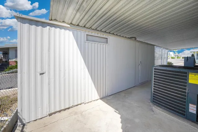 a view of a hallway with entryway