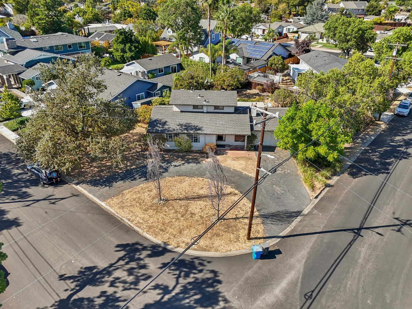 14769 Nelson Way San Jose, CA 95124 - Photo 33 of 43 an aerial view of a house with a yard