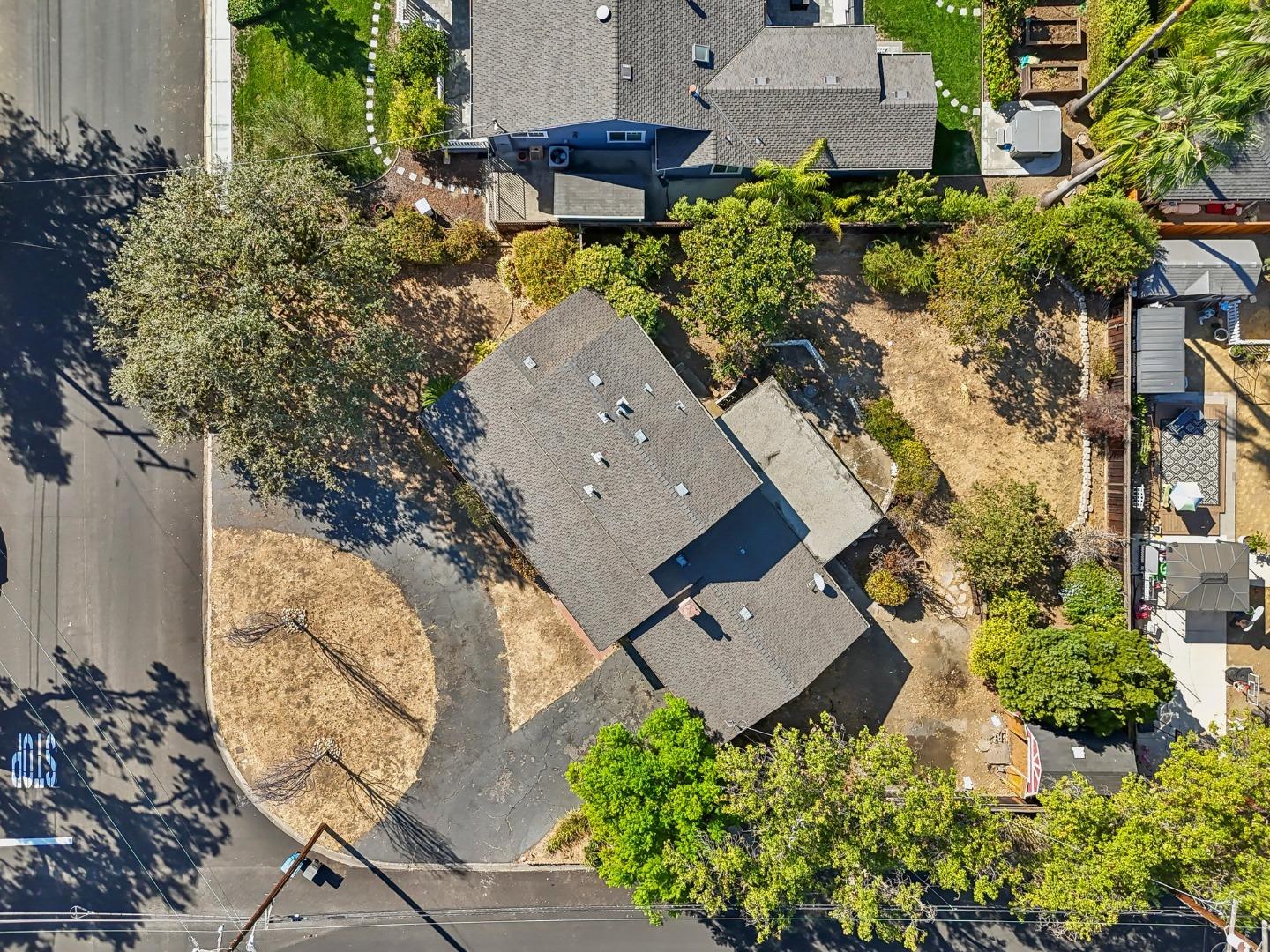 14769 Nelson Way San Jose, CA 95124 - Photo 39 of 43 an aerial view of a house with a yard