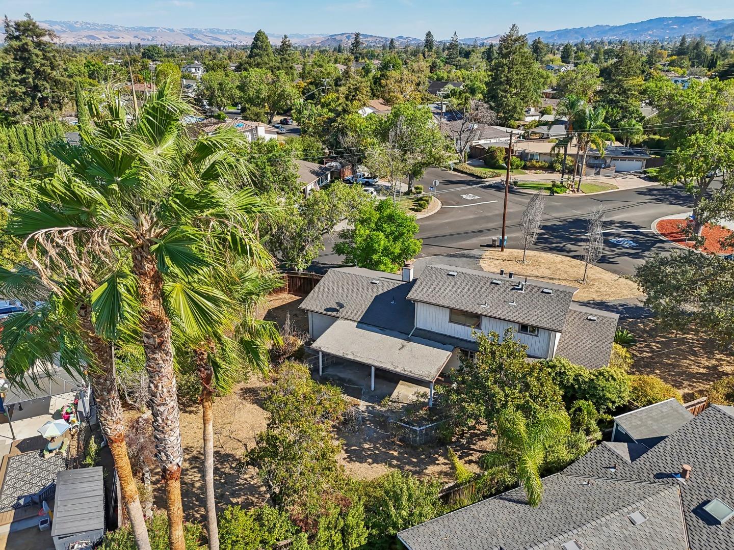 14769 Nelson Way San Jose, CA 95124 - Photo 40 of 43 an aerial view of a house with a yard