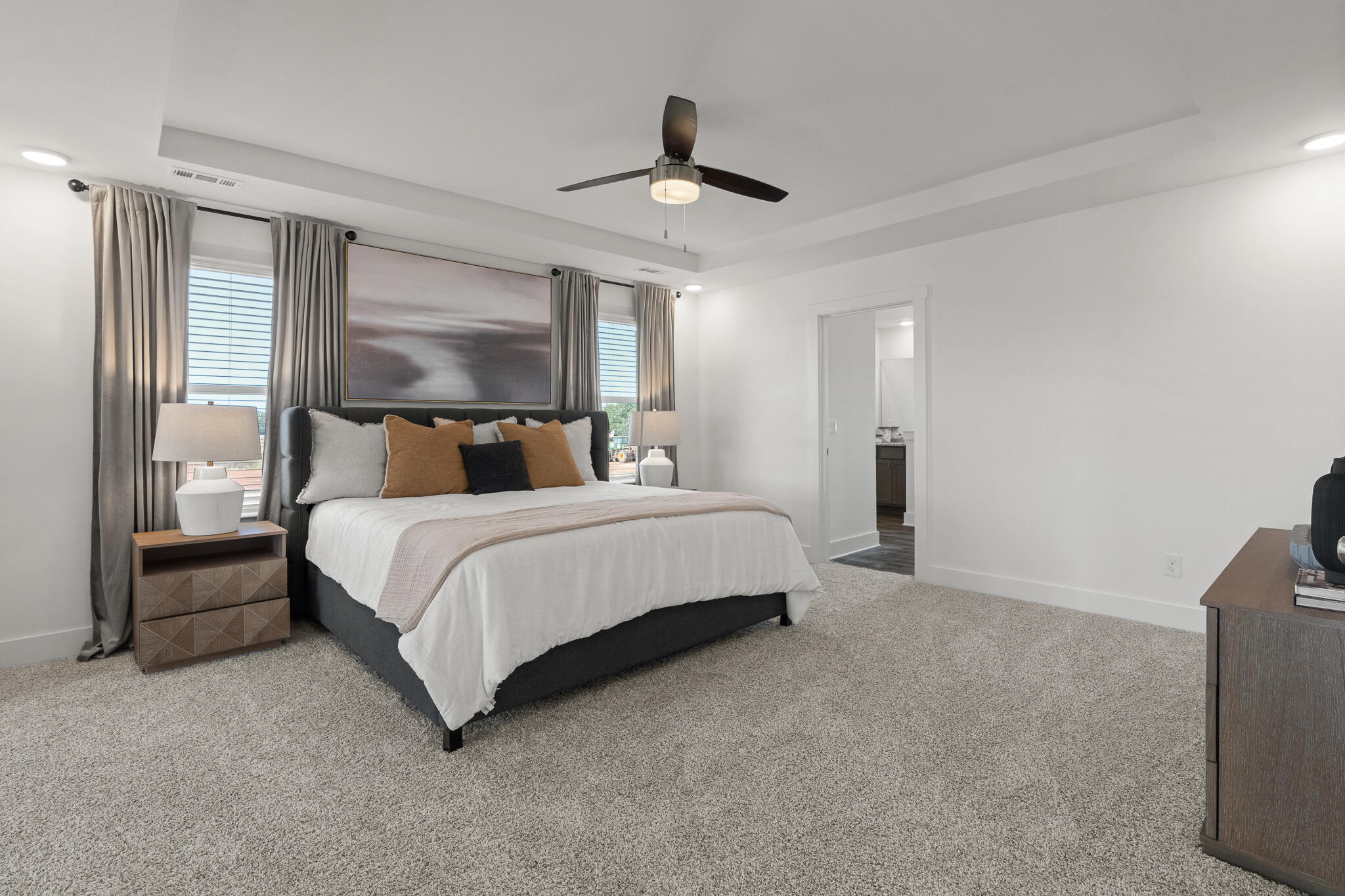 Lot 14 Clarke Hill Road Freeport, FL 32439 - Photo 34 of 58 a bedroom with a large bed and a chandelier