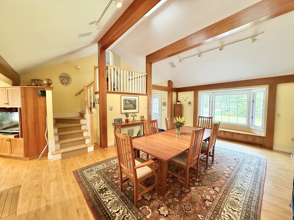 95 Ball Road Goshen, MA 01032 - Photo 6 of 33 a dining room with furniture and wooden floor
