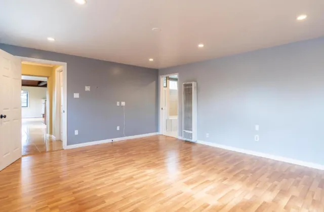 a view of an empty room