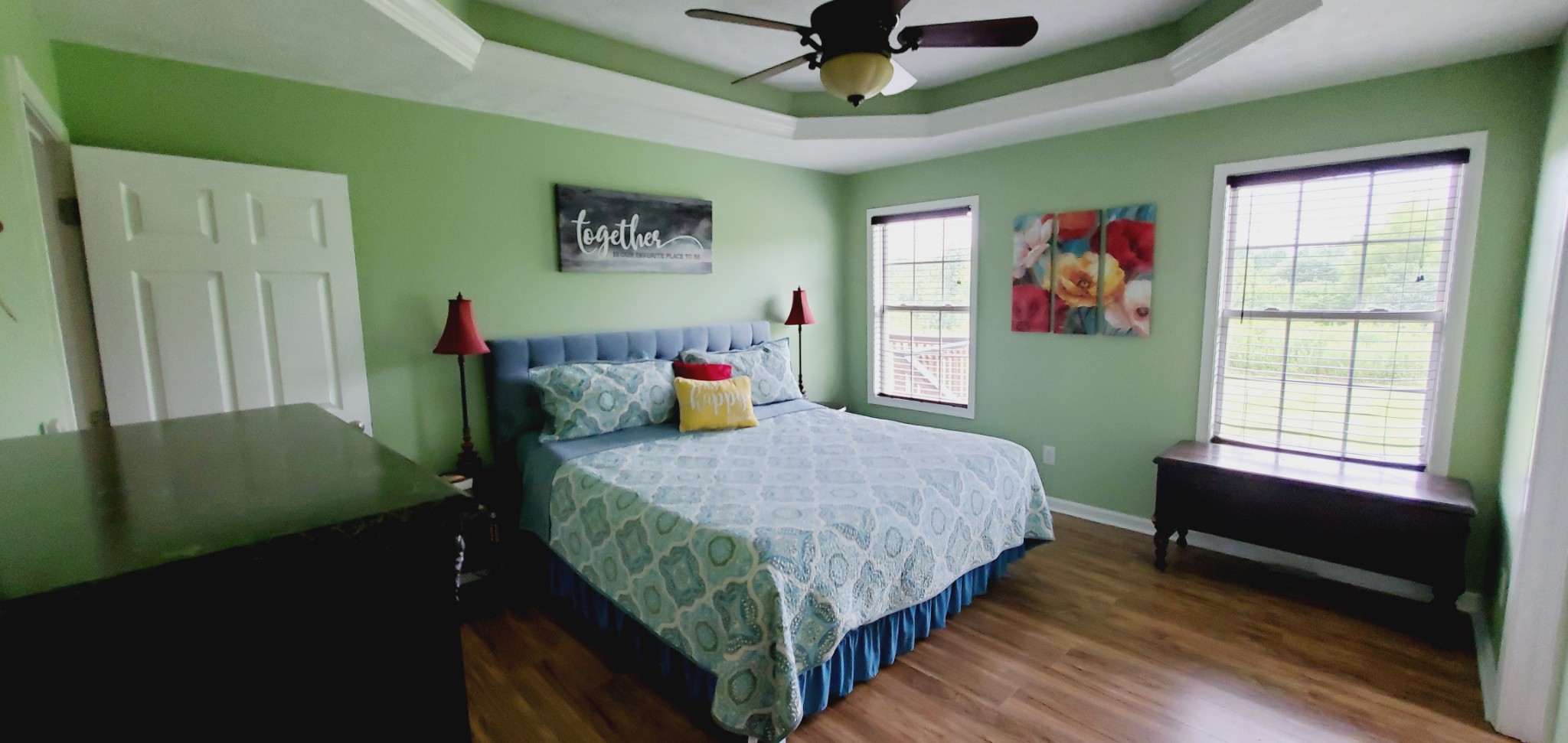 5043 Mt Zion Road Springfield, TN 37172 - Photo 16 of 32 a bed sitting in a bedroom next to a window