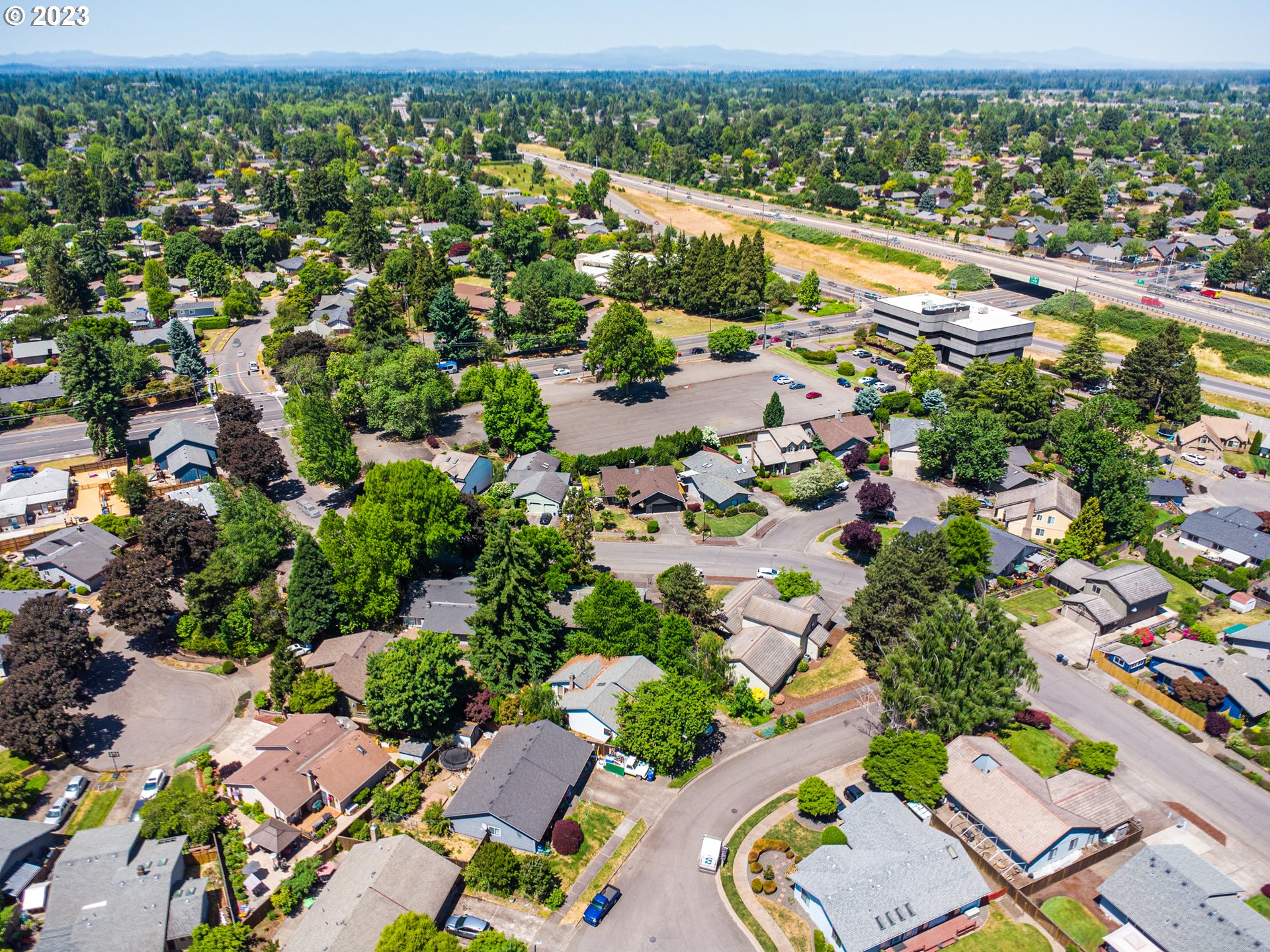2883 Elysium Avenue Eugene, OR 97401 - Photo 21 of 21 an aerial view of residential houses with outdoor space