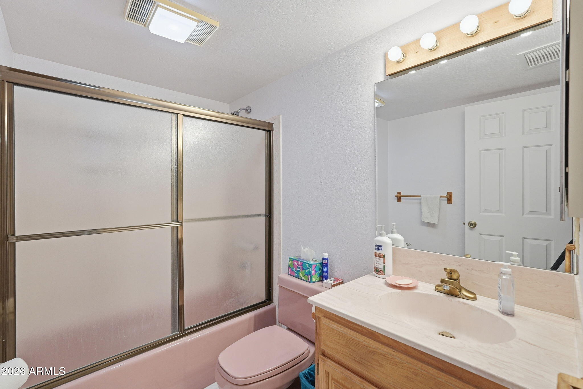 428 Camino Canoa Rio Rico, AZ 85648 - Photo 35 of 56 a bathroom with a sink toilet and shower