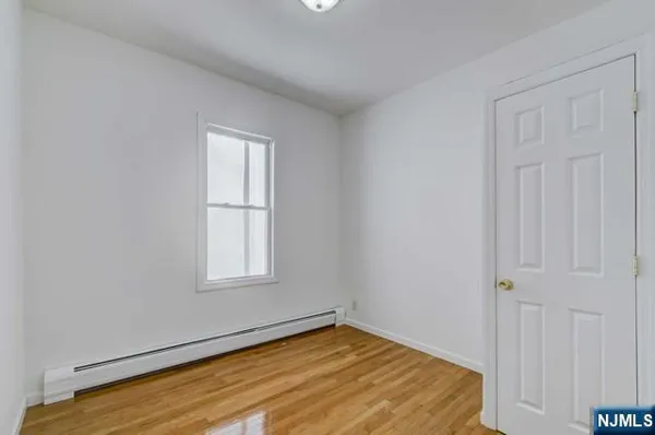 an empty room with window